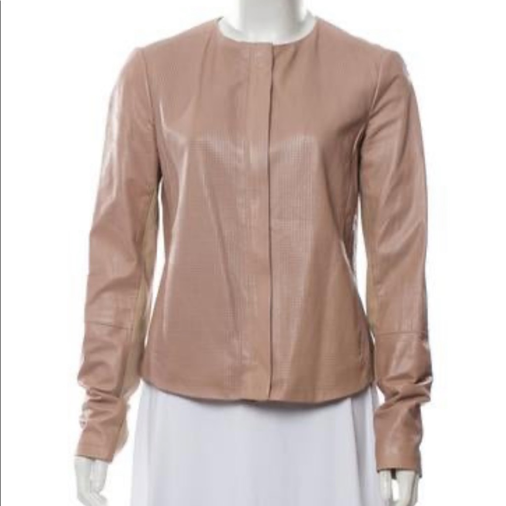 Vince Blush Leather Jacket